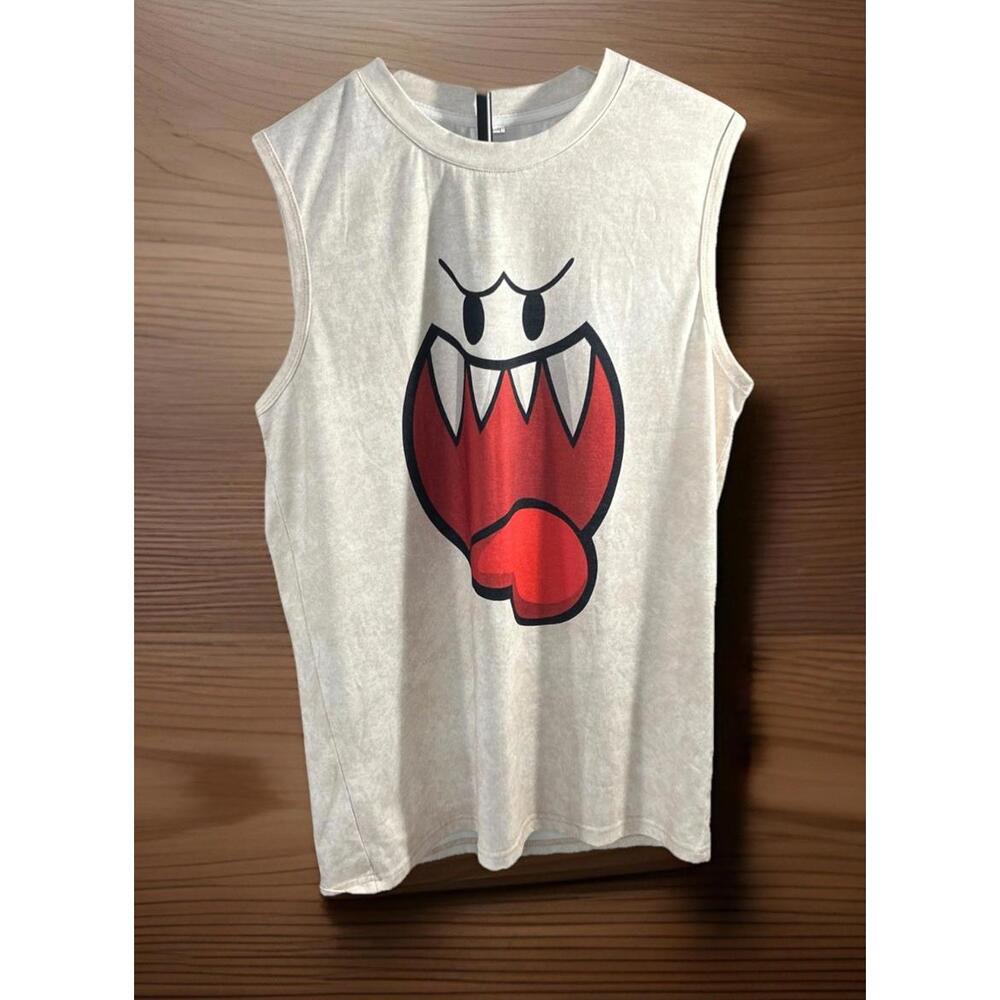 King Boo Mario - Tank Top Unisex Small
